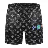 louis vuitton swim shorts pas cher black 3monogram mode